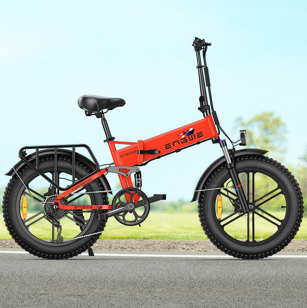 Engwe Engine X 250W 20" Fat Bike Składany elektryczny rower górski 13Ah 25km/h 100km 