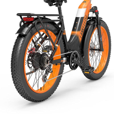 Lankeleisi MG600 Plus 1000W 26" Fat Bike E-rower górski 40km/h 150km 20Ah Bateria Samsung 