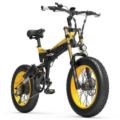 Lankeleisi X3000 Plus 1000W 20 "Fat Bike Widelec z podwójną koroną Składany e-rower górski 40 km/h 130 km 17,5 Ah 