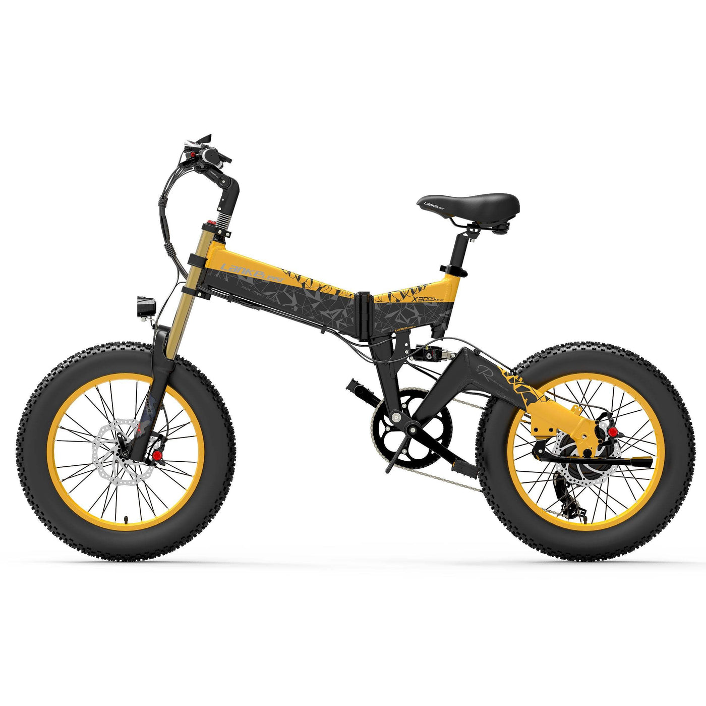 Lankeleisi X3000 Plus 1000W 20 "Fat Bike Widelec z podwójną koroną Składany e-rower górski 40 km/h 130 km 17,5 Ah 