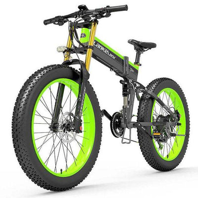 Lankeleisi XT750 Plus 1000 W 26 "Fat Bike Widelec z podwójną koroną Składany e-rower górski 17,5 Ah 40 km/h 120 km 